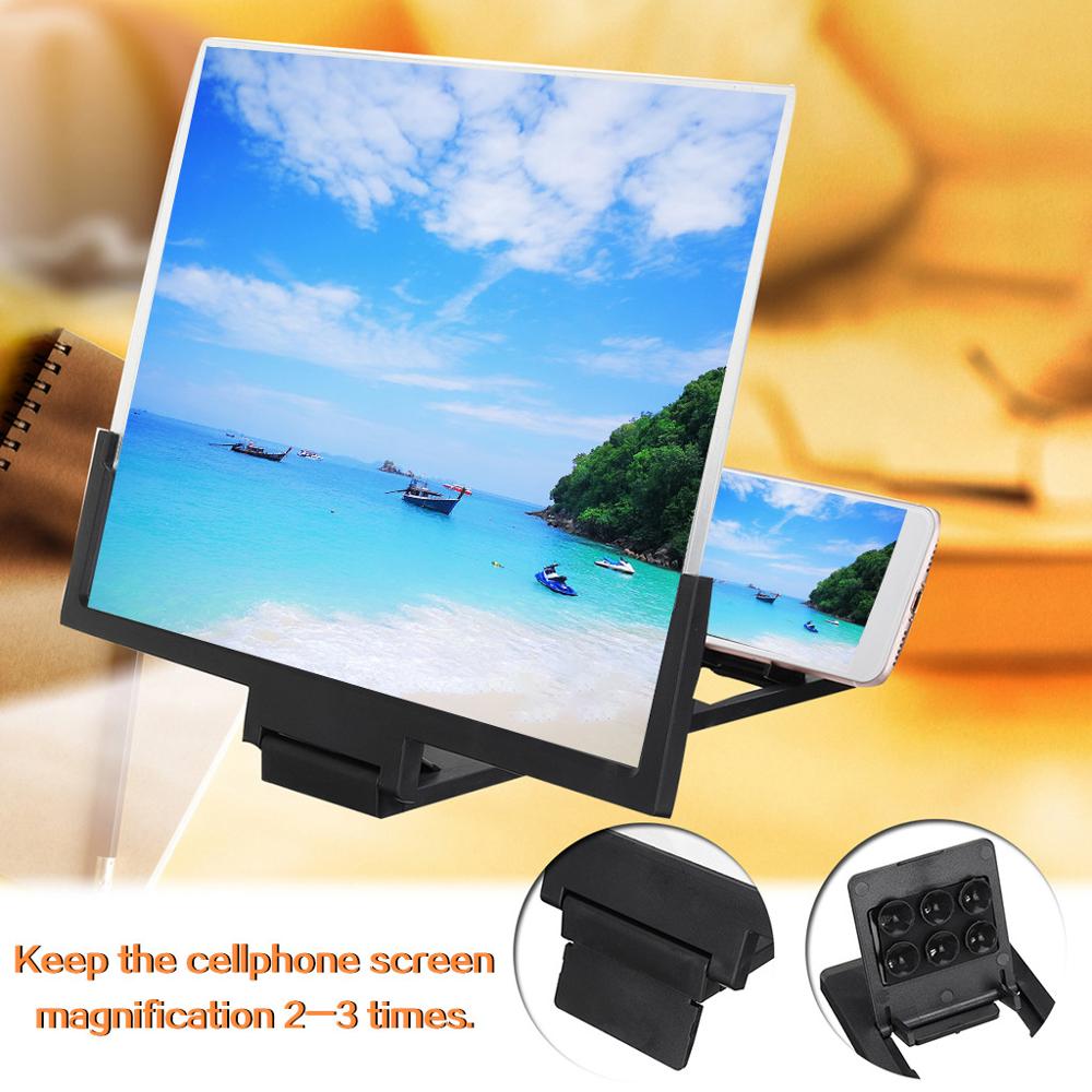 Loupe D'Écran 3D HD Pour Smartphone - Amplificateur Pliable Anti Lumière Bleue UV400