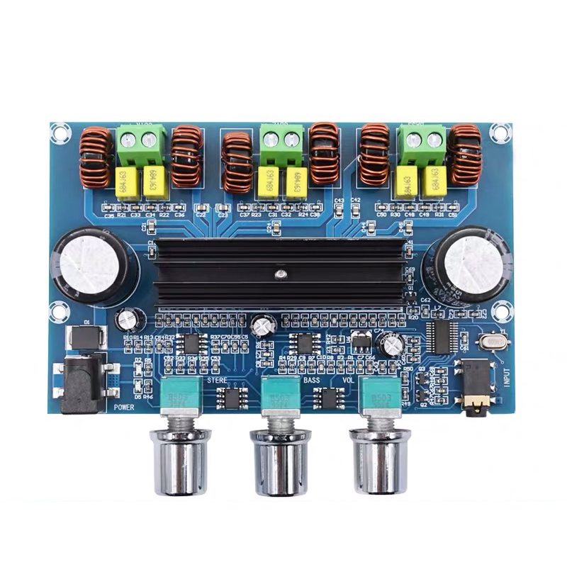 Ampli Audio Bluetooth 5.0 - 2x100W, Entrée USB/AUX | Pour Home Cinéma Ou Enceintes DIY
