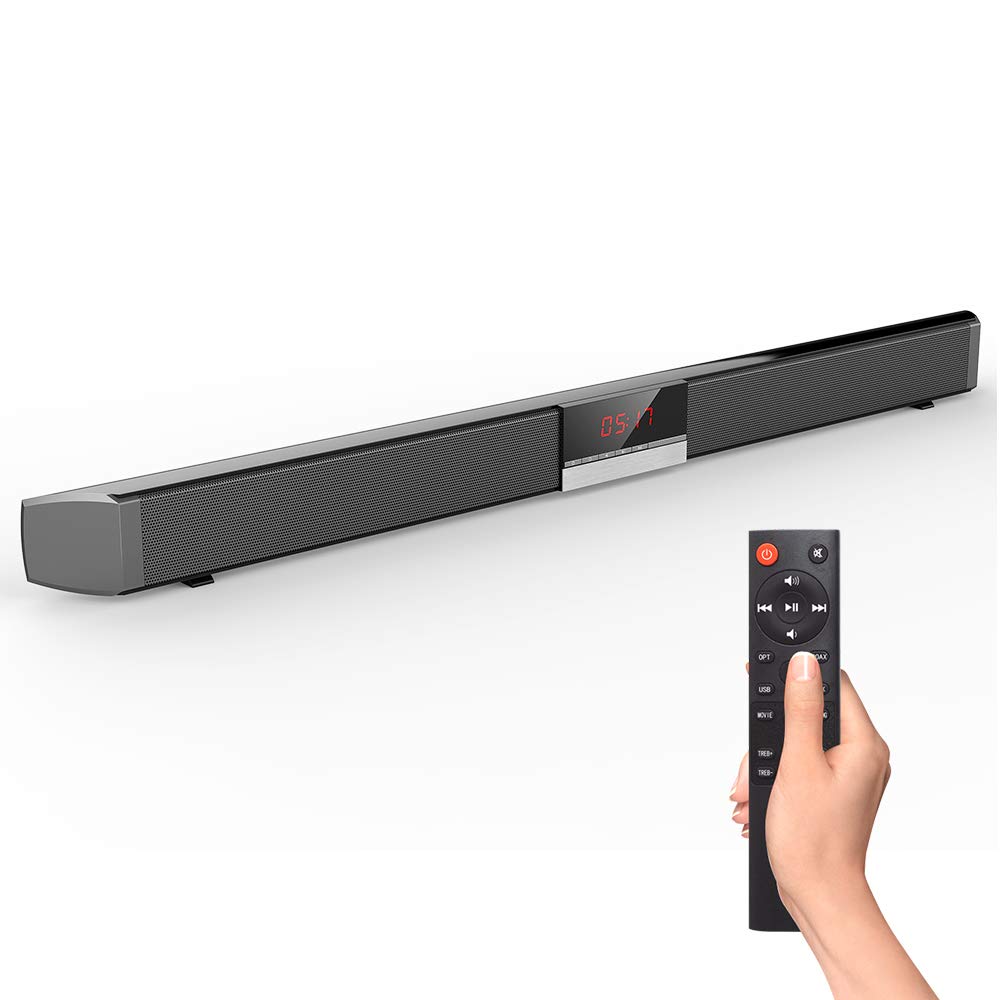 Barre De Son Pour Tv Polaroid 60W barre de son sans fil Bluetooth 5.0 haut-parleurs Home TV cinéma