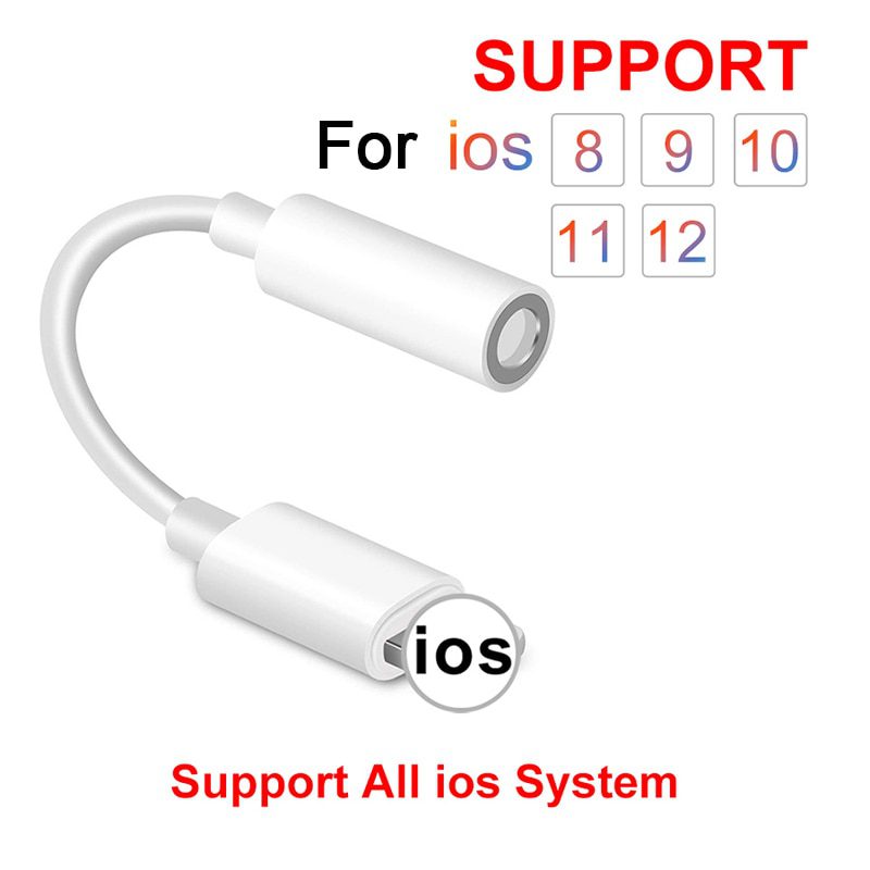 Câbles adaptateur pour IOS 12 11 10 9 8 sur iPhone AUX Audio