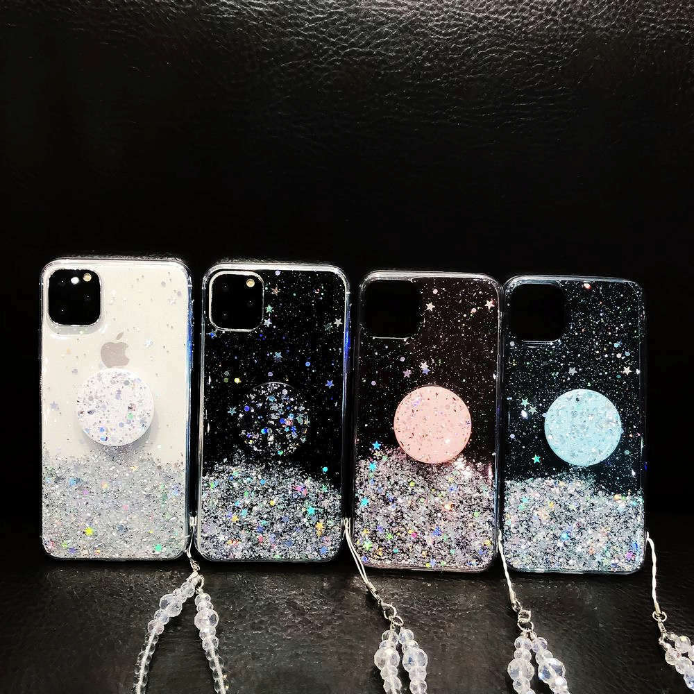 Étui Paillettes Magnétique Antichoc Pour IPhone 11 à 16 - Transparent Multicolore