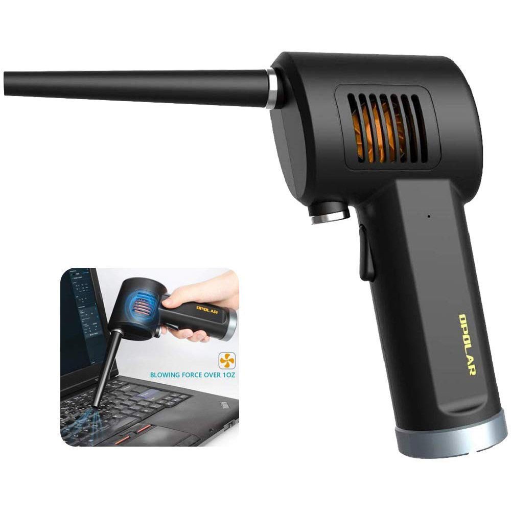 Souffleur à Air Comprimé Électrique Portable - 300 000 Tr/min - Batterie 16 000 MAh - Pour Nettoyage PC, Voiture, Maison