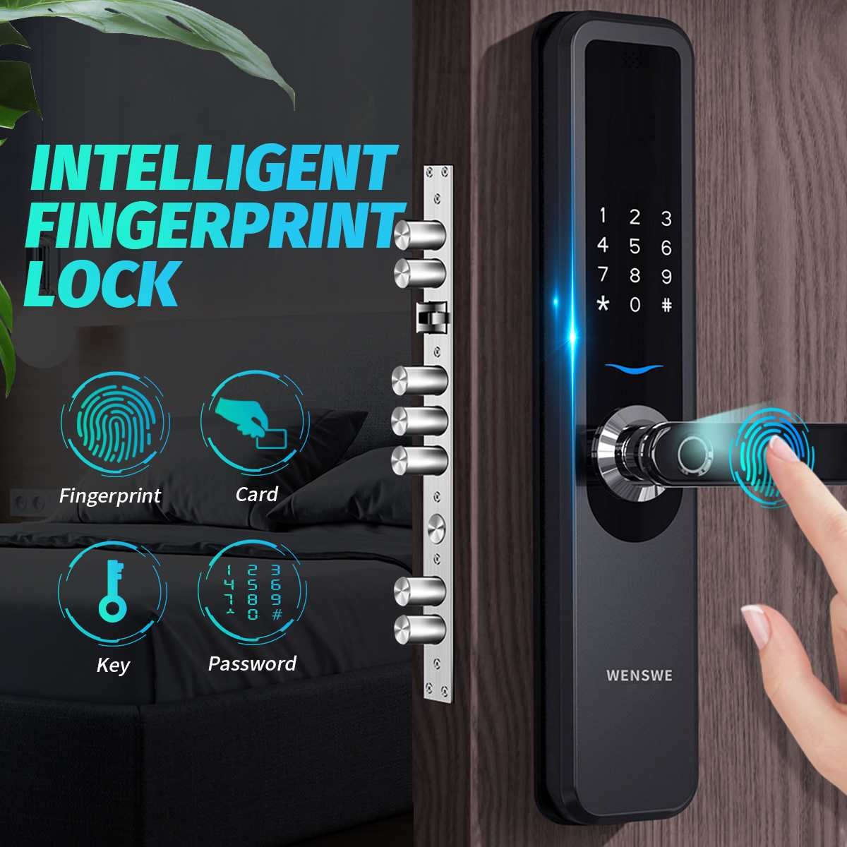 Serrure intelligente vision : Sécurité et style visionnaires