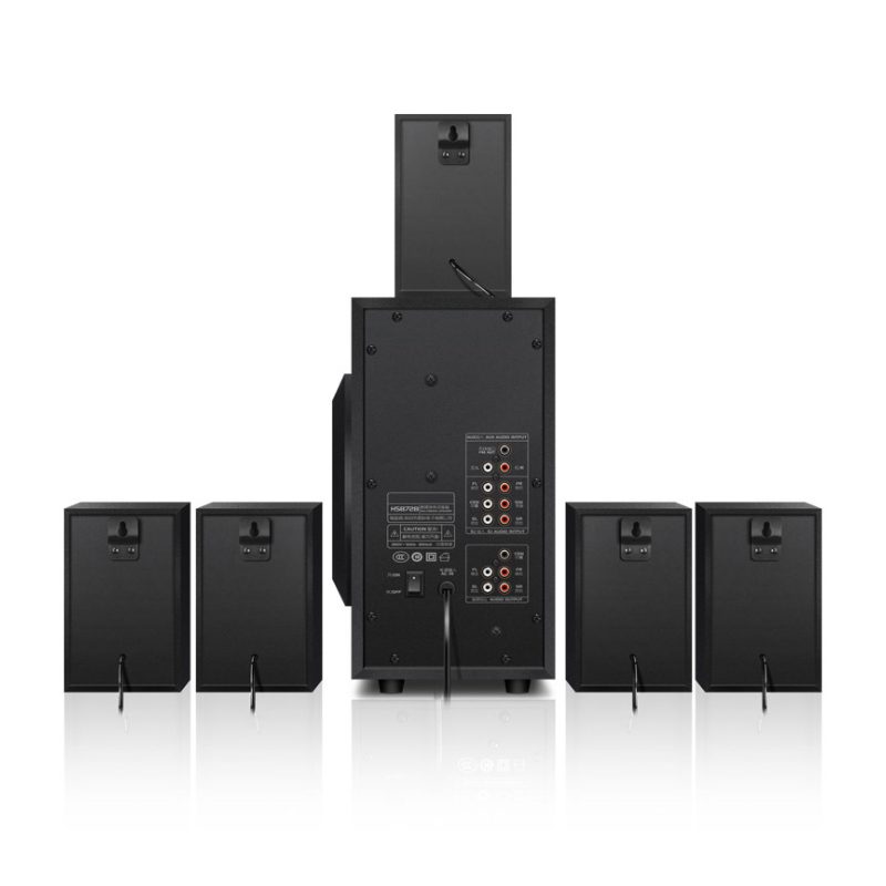 Système de hautparleurs Home cinéma 5.1 canaux, Bluetooth USB SD FM — free download