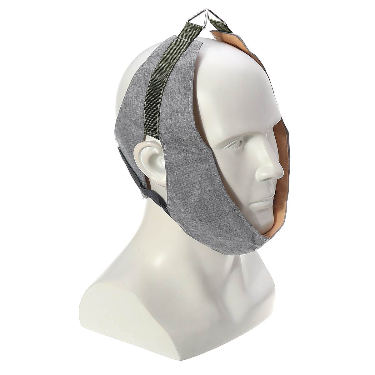 Dispositif De Traction Cervicale / Ceinture D'étirement Du Cou - Tissu Maille, Neuf, Pour Soulager Les Tensions