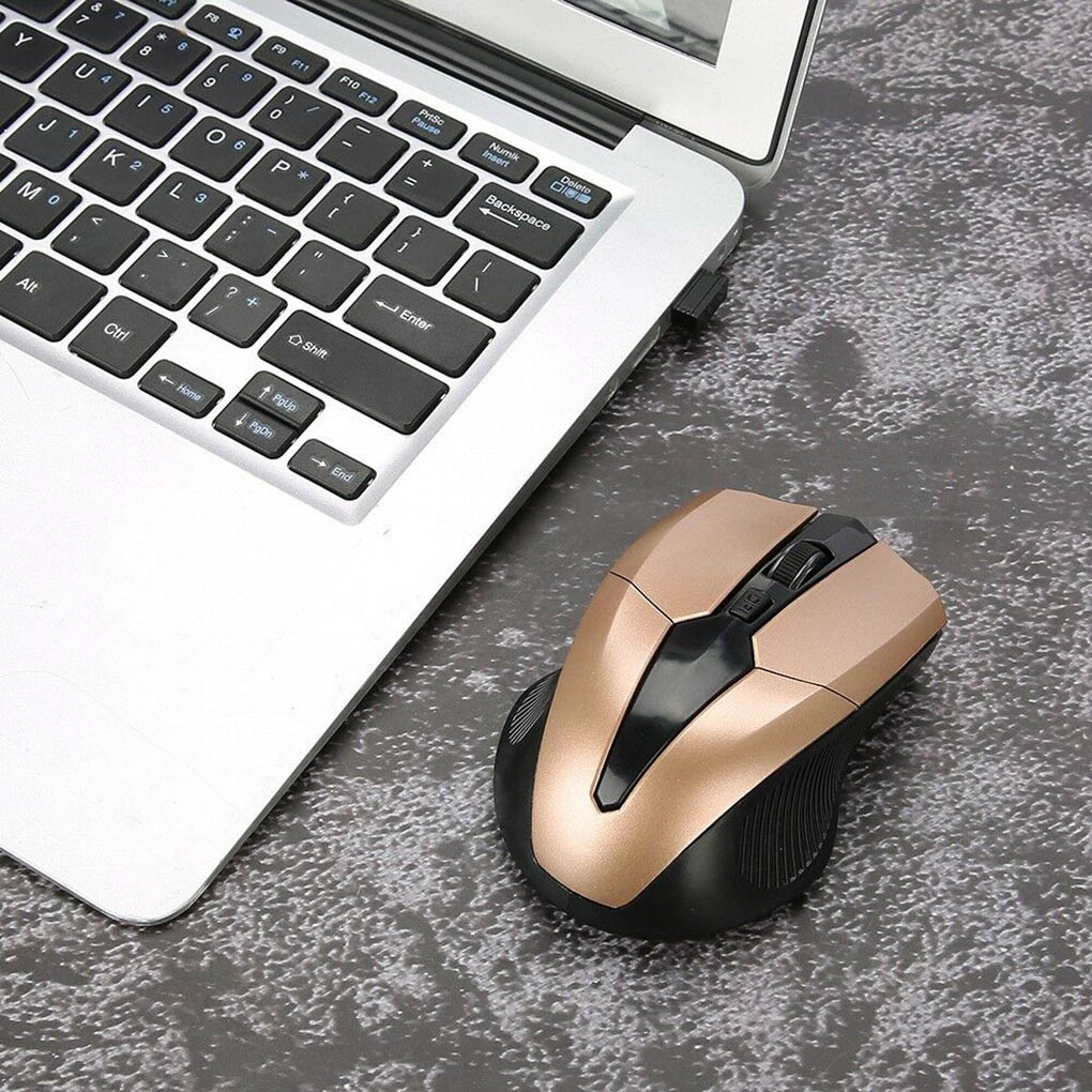 Souris Sans Fil 2.4GHz 1200 Dpi - Design Compact Et Ergonomique - 3 Réglages De Sensibilité - Pour Bureau/étude