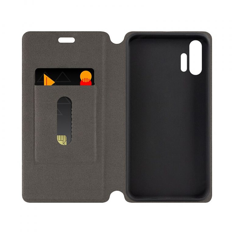 Housse Portefeuille Cuir Synthétique Pour UMIDIGI F2 - Brun - 3 Emplacements Cartes - Neuf