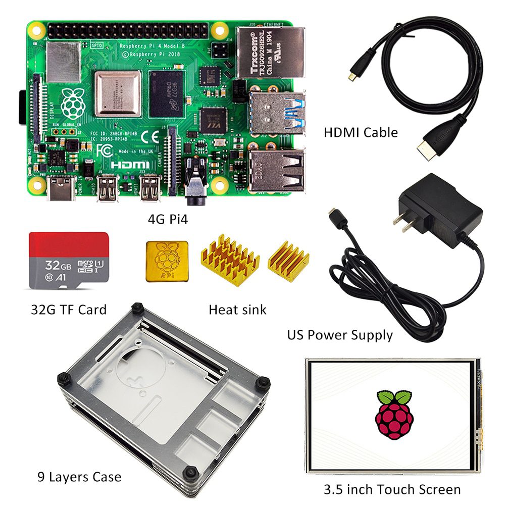 Raspberry Pi 4 B + 32G + 3.5 HDLCD + ケース Buy Raspberry Pi Raspberry Pi 4 B + 32G + 3.5 HDLCD + ケース Buy Raspberry Pi