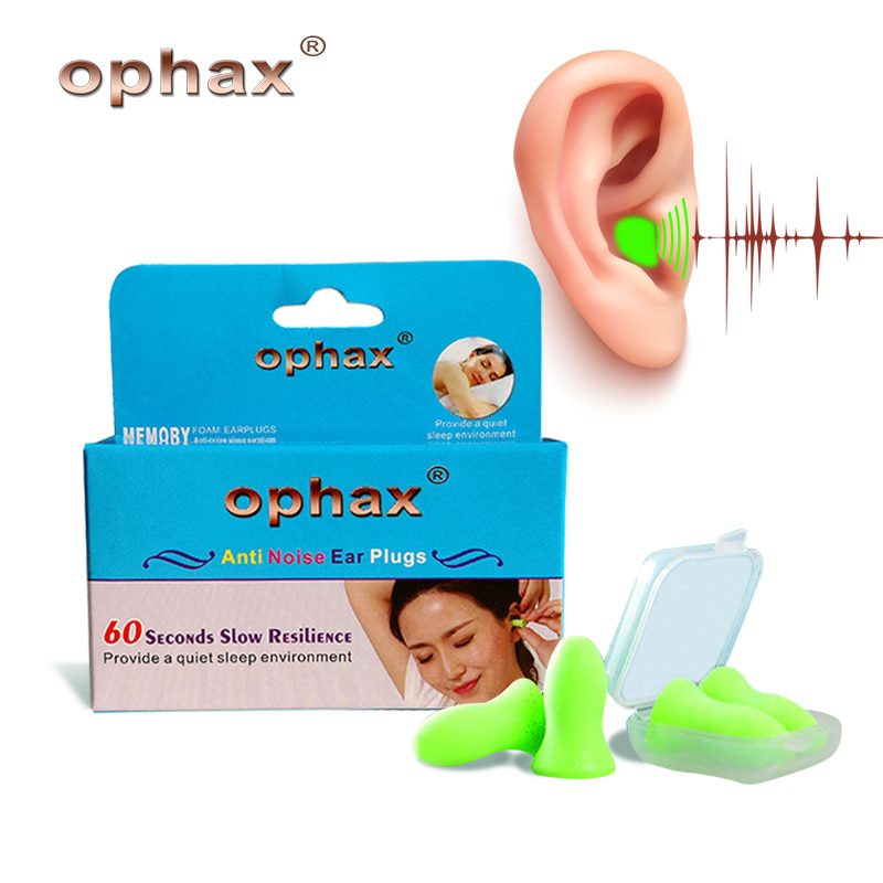 OPHAX 4 pièces Version améliorée bouchons d'oreille en mousse souple  Anti-bruit ronflement bouchons d'oreilles pour dormir voyager aide au  sommeil réduction du bruit, ✓ Meilleur prix au Maroc et ailleurs