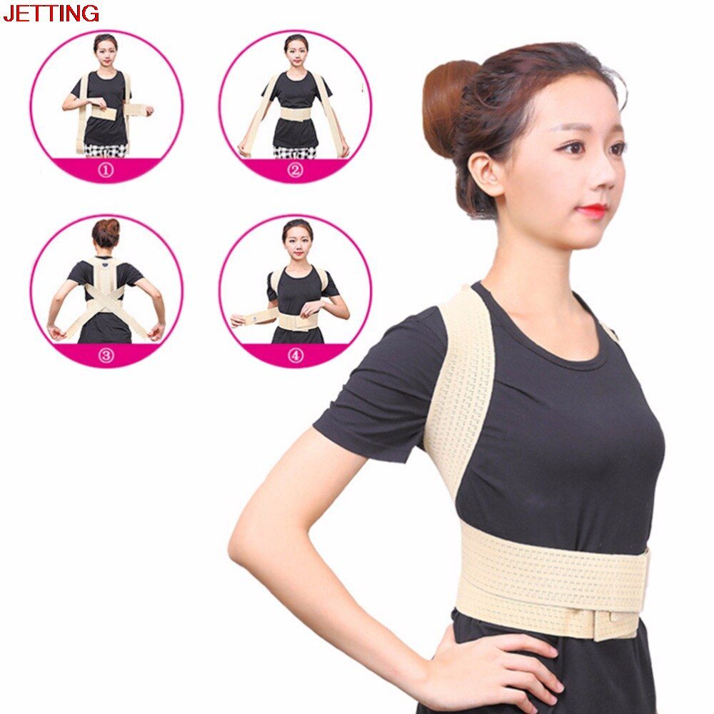 pièces femmes orthèse et soutien épaule corps Shaper Corset Correction  soins de santé réglable dos soutien ceinture Posture correcteur