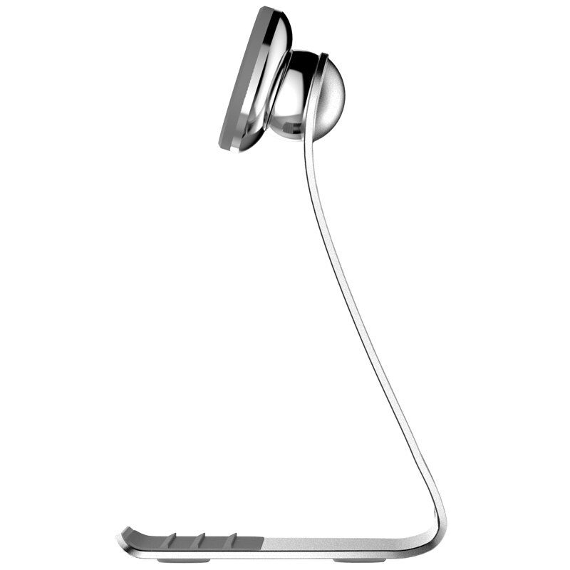 Support Magnétique Double Face Pour Téléphone - Universel, Pliable, Rotation 360°, Pour Bureau, Voiture, Frigo