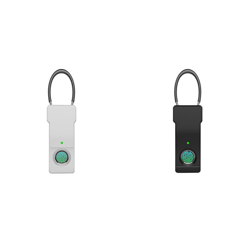 Cadenas à Empreinte Digitale Rechargeable USB-C - Étanche IP65, 20 Empreintes Enregistrables