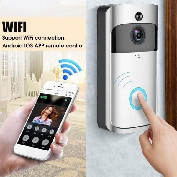 Smart WiFi Sans Fil Caméra de Surveillance 360 Rotatif Vision Nocturne