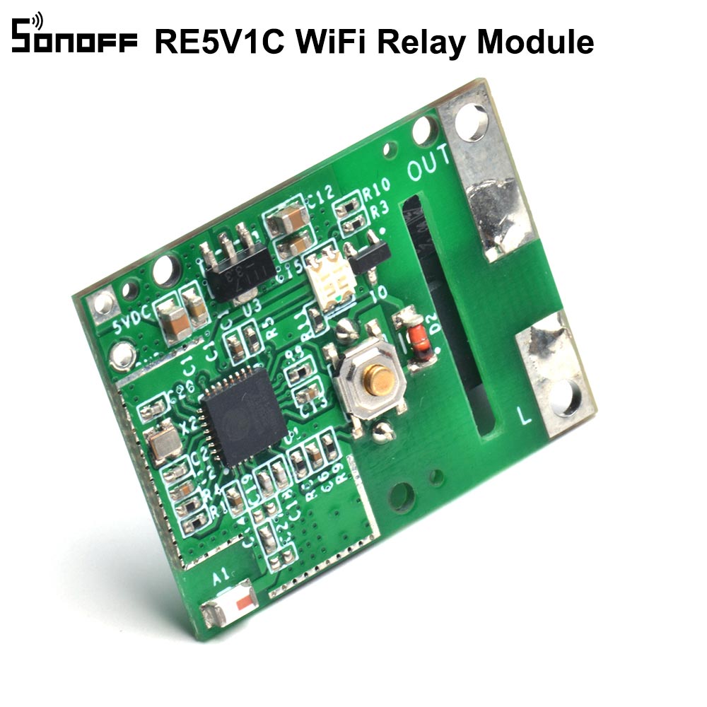 Cloud Even Interrupteur Intelligent WiFi Module Mini – 1 Voie 16A – Compatible Alexa Et Google Home – Application Smart Life – Sans Hub