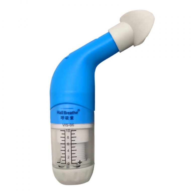 Appareil D'Entraînement Respiratoire Double Résistance Réglable – Silicone Médical, Améliore Capacité Pulmonaire & Endurance – 2 Embouts + Lanière + Étui