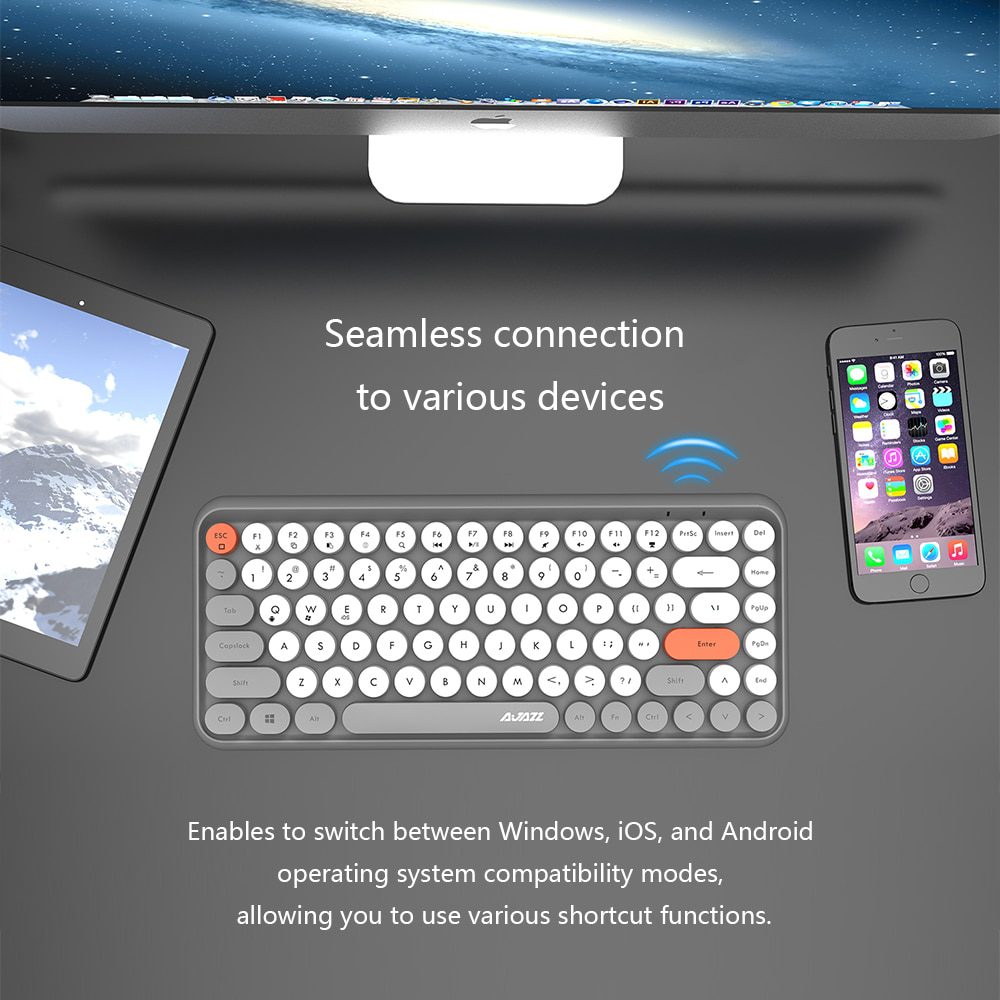 Comment Synchroniser Mon Portable Avec Ma Tablette Ajazz 308i Bluetooth clavier tablette PC ordinateur portable pour la