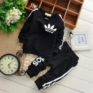Brand Baby Boy Clothing Suits Spring Casual Baby Girl Clothes Sets Children Suit Sweatshirts+Sports Pants Autumn Kids Set