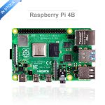 Dernière framboise Pi 4 modèle B avec 2/4/8GB RAM Raspberry pi 4 BCM2711 Quad core Cortex-A72 bras v8 1.5GHz Speeder que Pi 3B