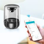 BYMUSE C7 "5W" sans fil Bluetooth haut-parleurs LED lumières stéréo colonne Portable haut-parleur TF carte FM pour téléphones haut-parleur HIFI