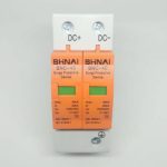 Dispositif de protection contre les surtensions SPD DC 500V 800V 1000V 2 P DC1000V 20KA ~ 40KA parafoudre basse tension maison din rail 2 pôles protecteur