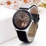 Amoureux de la mode chaude montres hommes femmes bracelet en cuir décontracté montre à Quartz femmes robe Couple montre bracelet en cuir