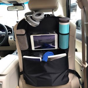 Organisateur de siège arrière de voiture rangement de siège avant sac de poche pour enfants tapis de voyage automatique