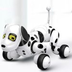 RC Robot chien jouet chanter danse Intelligent électronique jouet pour animaux de compagnie interactif Intelligent parlant jouet Led mignon animaux enfants cadeau d'anniversaire