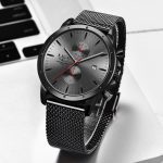 Montres hommes haut de gamme marque de luxe LIGE montre d'affaires hommes chronographe plein acier étanche analogique Quartz montre-bracelet mâle horloge + boîte