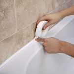 2020 salle de bain douche évier bain bande d'étanchéité bande blanc PVC auto-adhésif étanche autocollant mural pour salle de bain cuisine
