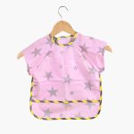 Quaslover-bibelots pour bébés en coton | Accessoires de dessins animés pour enfants, manches courtes, écologiques, imperméables, vêtements lavables pour l'alimentation des bébés