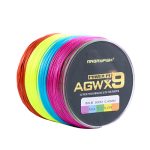 Angryfish 9 Strands Weaves Braided 500M/547YD Fishing Line Super Strong PE Line 15LB-70LB Braided Fishing Thread