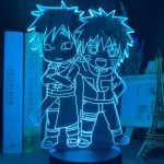 Japonais Anime Naruto Figure 3d lampe de nuit pour enfants chambre décor veilleuse meilleur cadeau d'anniversaire enfant chevet Led veilleuse
