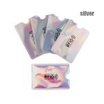 10PC Anti Rfid couleurs bloquant lecteur porte-carte Id porte-cartes de banque Protection métal carte de crédit porte-notes Aluminium organisateur