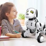 RC Robot chien jouet chanter danse Intelligent électronique jouet pour animaux de compagnie interactif Intelligent parlant jouet Led mignon animaux enfants cadeau d'anniversaire