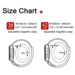 Bracelet pour montre Apple 5 4 3 2 38MM 40MM 42MM 44MM Bracelet à boucle milanaise Bracelet en acier inoxydable pour accessoires Iwatch