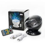 Projecteur d'océan vague livraison directe LED veilleuse télécommande TF cartes lecteur de musique haut-parleur Aurora Projection