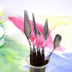 Couteau professionnel de Palette de Kit de spatule d'acier inoxydable de beaux-Arts pour la peinture à l'huile