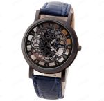 Montre hommes de luxe en acier inoxydable Quartz militaire Sport bracelet en cuir affaires Simple cadran montre-bracelet Reloj Hombre