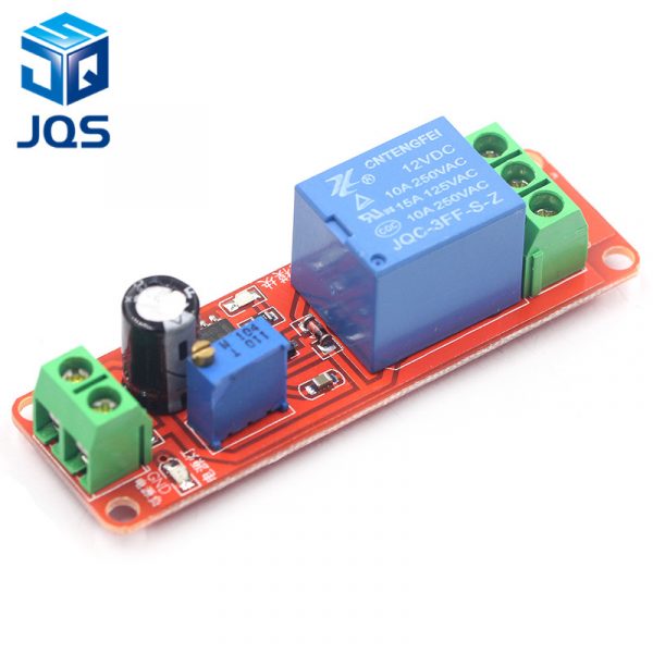 NE555 interrupteur de minuterie Module réglable relais de retard Module DC 12V relais de retard bouclier 0 ~ 10S
