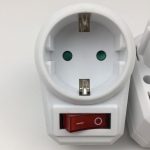 Prise de Conversion européenne 250V 16A 3680W | 1 à 1 voie, adaptateur électrique allemand Y5GD