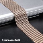 Bracelet pour montre Apple 5 4 3 2 38MM 40MM 42MM 44MM Bracelet à boucle milanaise Bracelet en acier inoxydable pour accessoires Iwatch