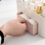 Boîte à tiroirs de rangement de bureau | Gain d'espace, boîte à accessoires de rangement en plastique pour maquillage 2019 #20