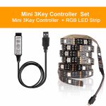 5V USB SMD5050 cuisine lumière LED lampa maison placard sous armoire lumière luces Led éclairage lampes de nuit rvb Bluetooth contrôleur