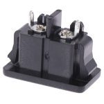 5 pièces AC250V 2.5A 5 pièces 2Pin IEC 320 C8 Montage À Vis D'entrée Prise