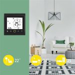 WiFi Smart Thermostat Temperature Controller for Water/Electric floor Heating Water/Gas Boiler Works with Alexa Google Home