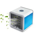 7 lumière USB Mini Portable climatiseur refroidisseur d'air ventilateur bureau espace refroidisseur espace personnel Air ventilateur de refroidissement pour la chambre à la maison