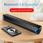 2020 barre de son TV AUX USB filaire et sans fil Bluetooth Home cinéma FM Radio Surround barre de son pour PC TV haut-parleur pour ordinateur