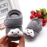 Chaussures d'hiver pour bébés filles | Chaussures chaudes et confortables à semelle souple, en coton et avec étoiles en peluche, 05 *