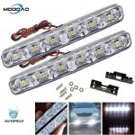 DRL-feux de jour pour voiture | 2 pièces, DRL, antibrouillard, DC12V 6000K, étanchéité Super lumineuse, élégant