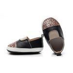 Chaussures en cuir pour bébé garçon chaussures de sport pour bébé nouveau-né premier marcheur chaussures à semelles souples pour enfant en bas âge pour 0 -1 an